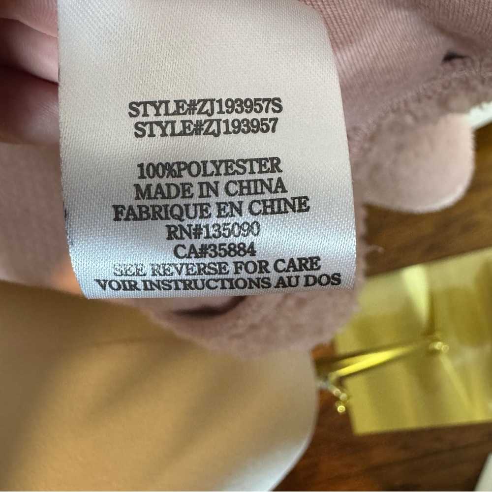 NWT soft Z Supply Plush Cozy Jacket in Pastel Blush Pink full zipper comfort fit - Picture 9 of 9